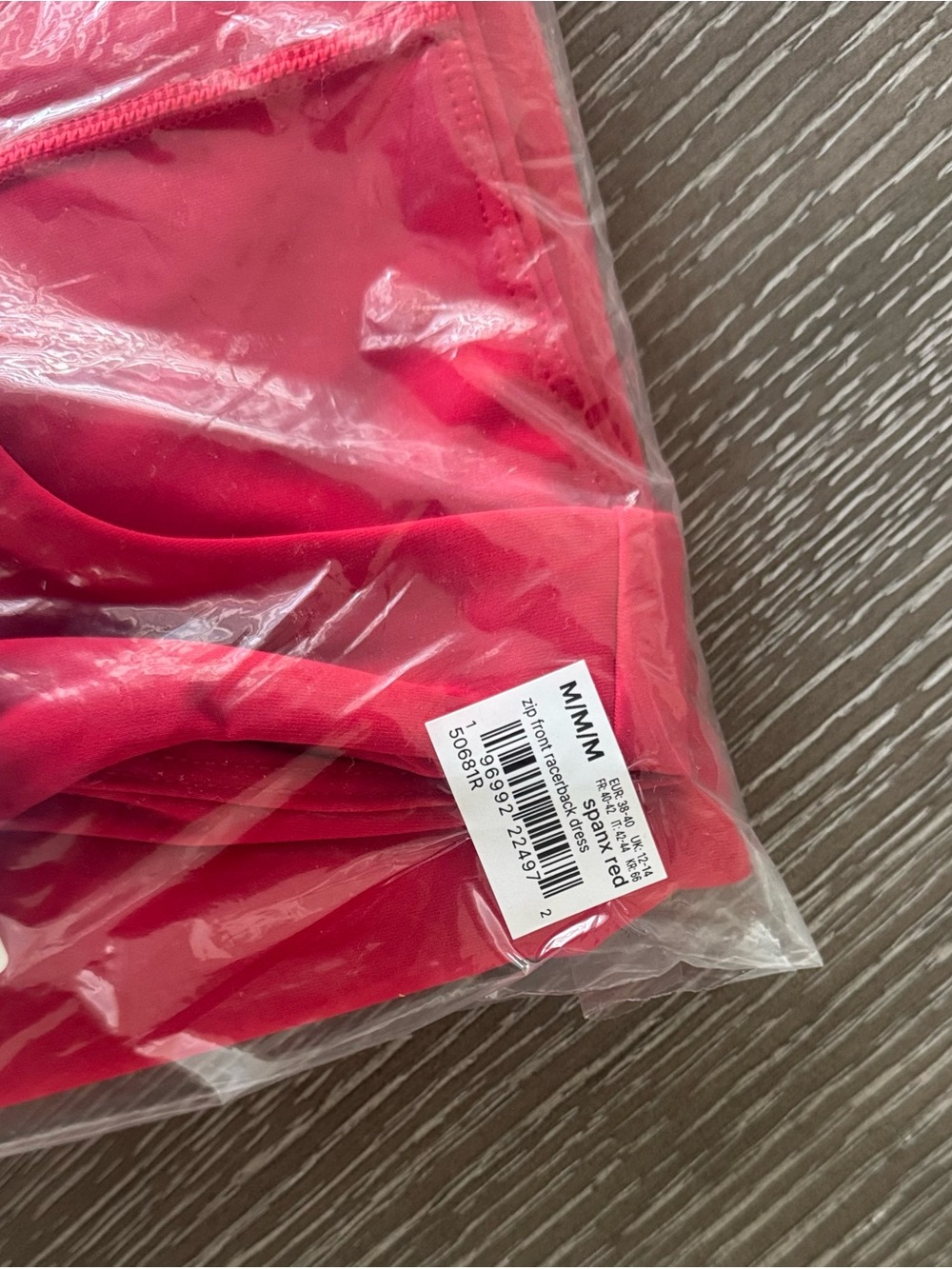 SPANX SHAPE™ RED GET MOVING ZIP FRONT DRESS - Picture 9 of 16